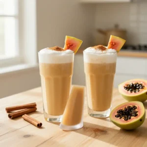 Creamy Sapodilla Cinnamon Smoothie for Gut Health