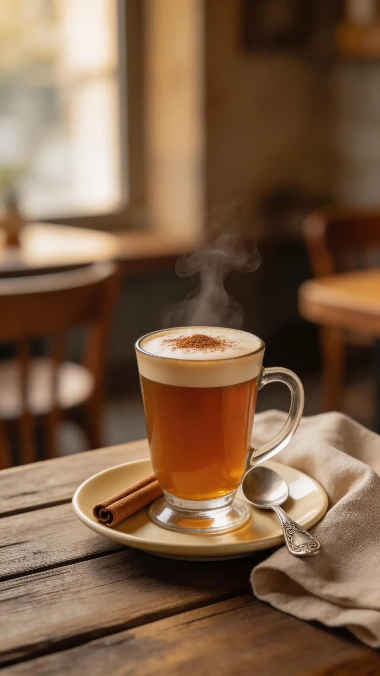 Saudi Chai Latte plated dish