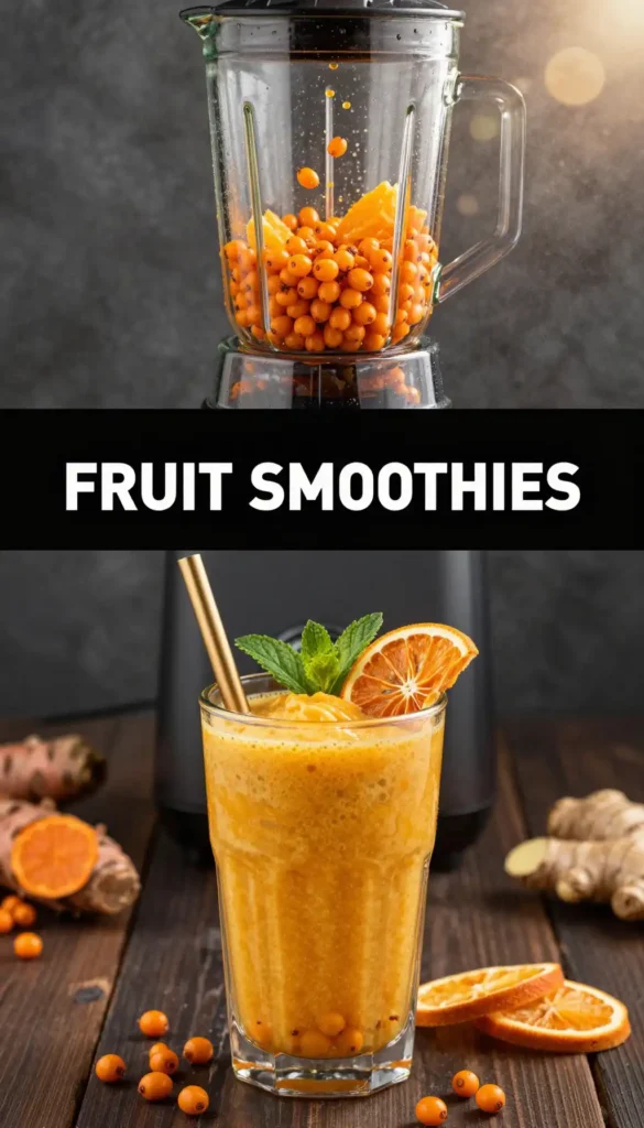 Sea Buckthorn Orange Smoothie