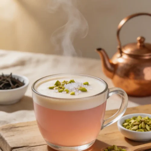 Easy One-Pan Kashmiri Sheer Chai Salt Tea Latte Recipe