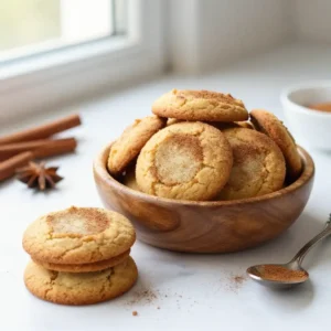 Soft & Chewy Snickerdoodle Cookies with Cinnamon Swirl