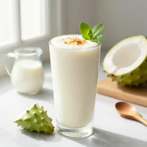 Creamy Soursop Coconut Smoothie for Gut Health