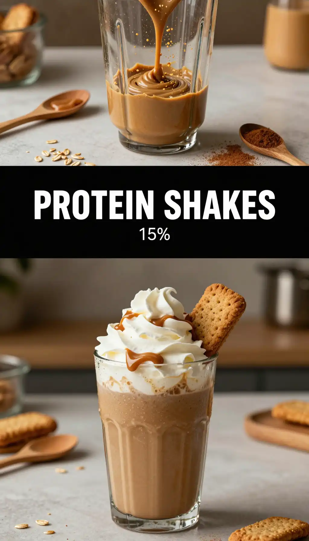 Speculoos Protein Shake pinterest pin