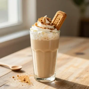 Healthy Speculoos Cookie Butter Protein Shake Recipe