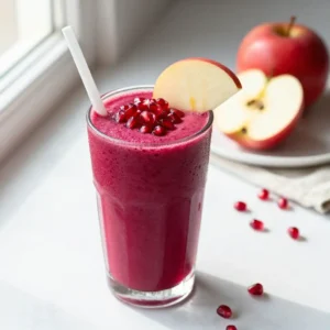 Stayman Apple Pomegranate Smoothie - Healthy Breakfast