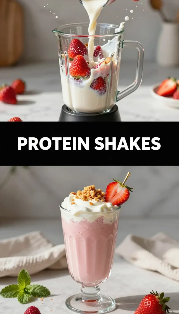 Strawberry Cheesecake Protein Shake