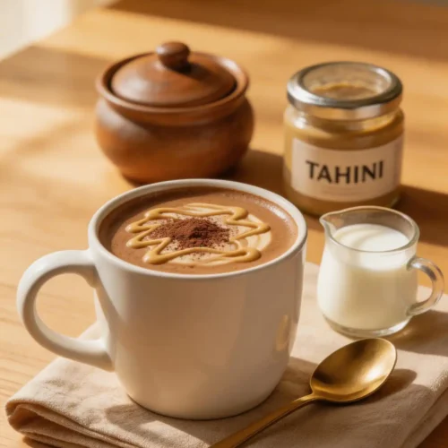 Viral One-Pan Tahini Mocha Latte Recipe