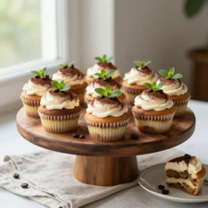 Decadent Tiramisu Cupcakes with Coffee & Mascarpone
