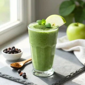 Triphala Detox Green Smoothie for Glowing Skin