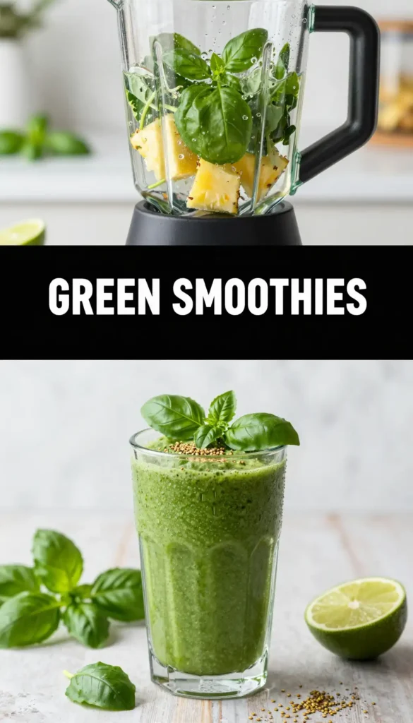 Tulsi Holy Basil Green Smoothie