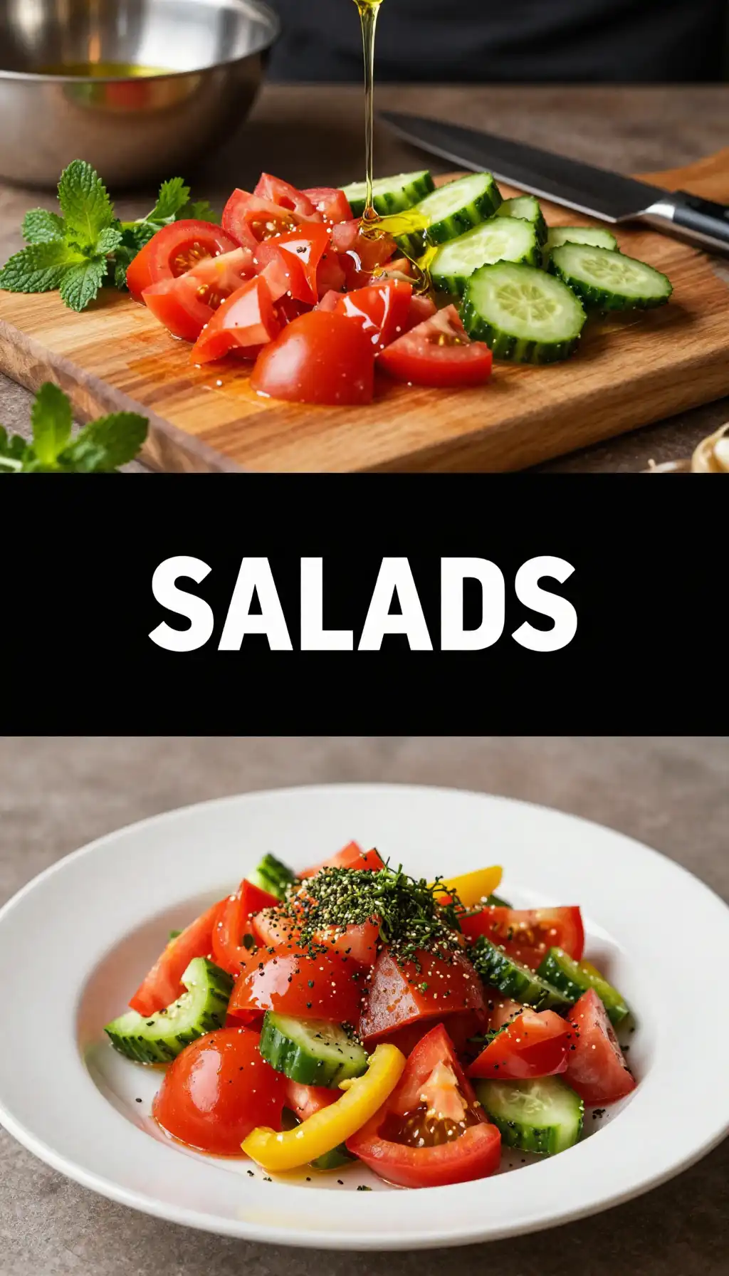 Turkish Coban Salatasi Shepherd Salad pinterest pin