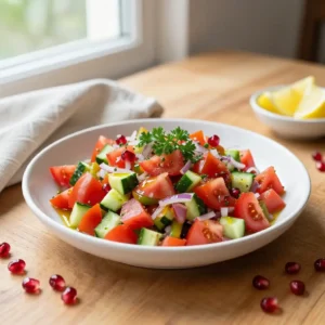 Turkish Coban Salatasi: Fresh Herb Shepherd Salad