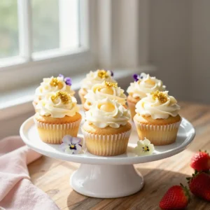 Homemade Twinkie Cupcakes with Fluffy Cream Filling