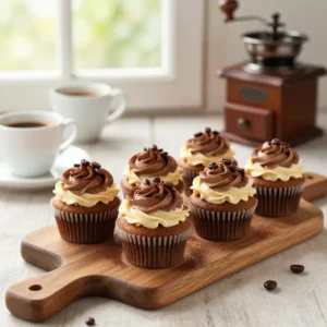 Vietnamese Coffee Cupcakes with Coffee Buttercream