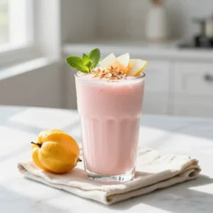 Refreshing Wax Apple Coconut Smoothie for Hydration