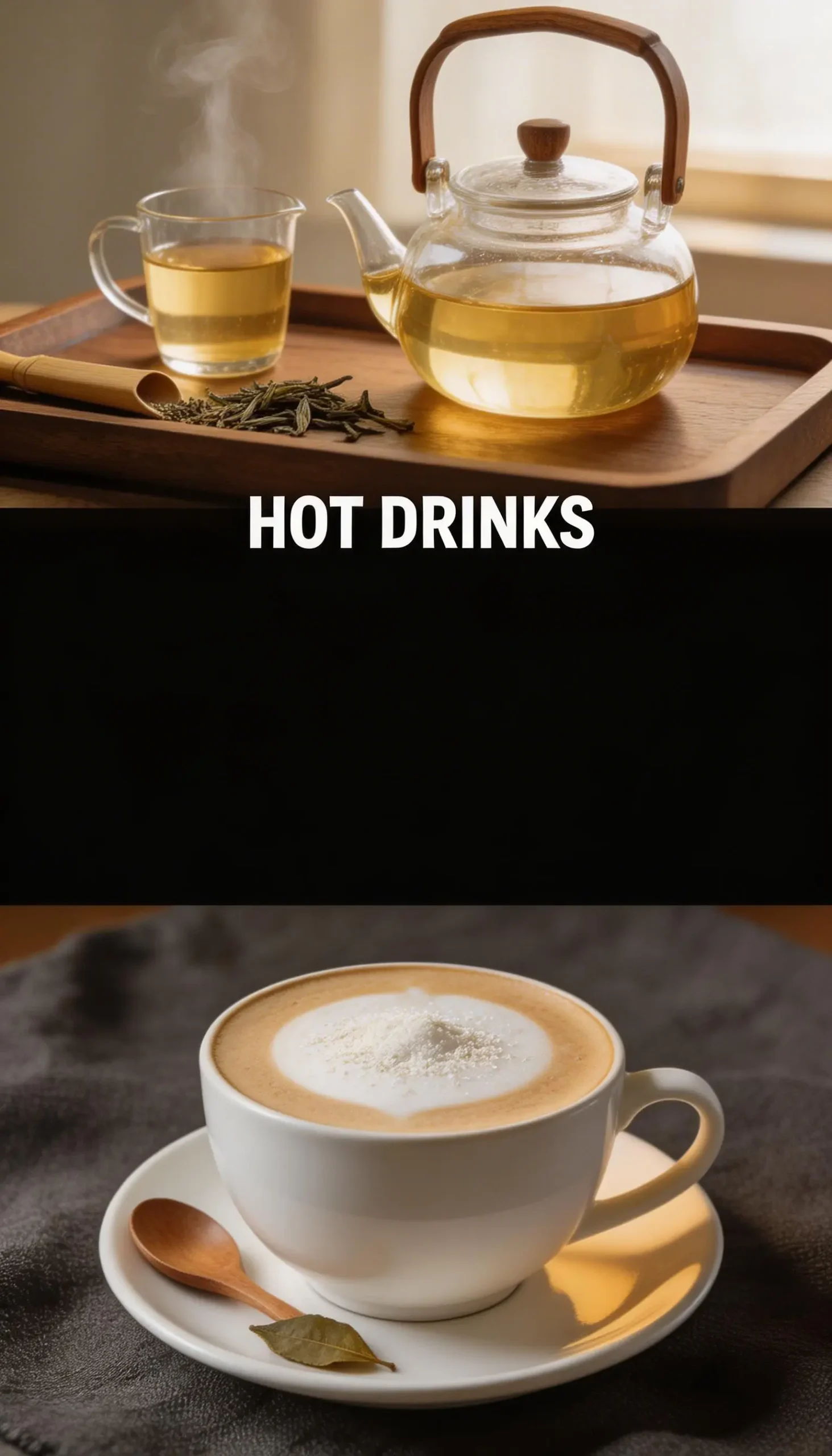 White Peony Bai Mu Dan Latte pinterest pin