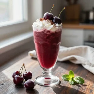 Healthy Cherry Smoothie for Winter - Refreshing & Nutritious