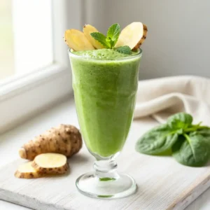 Metabolism Boosting Yacon Root Green Smoothie Recipe