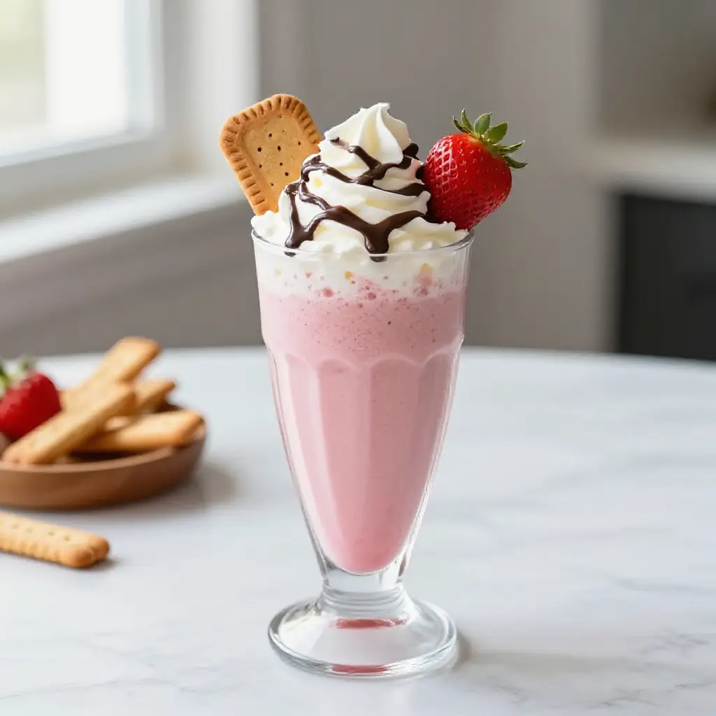 Yan Yan Protein Shake plated dish