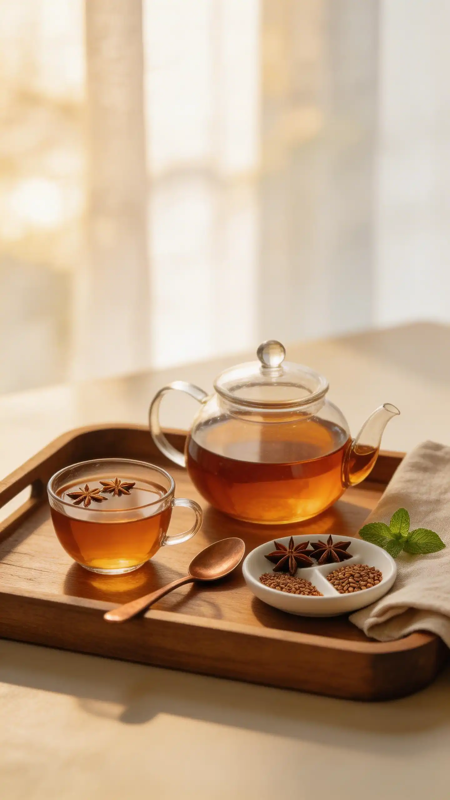 Yansoon Egyptian Anise Tea plated dish